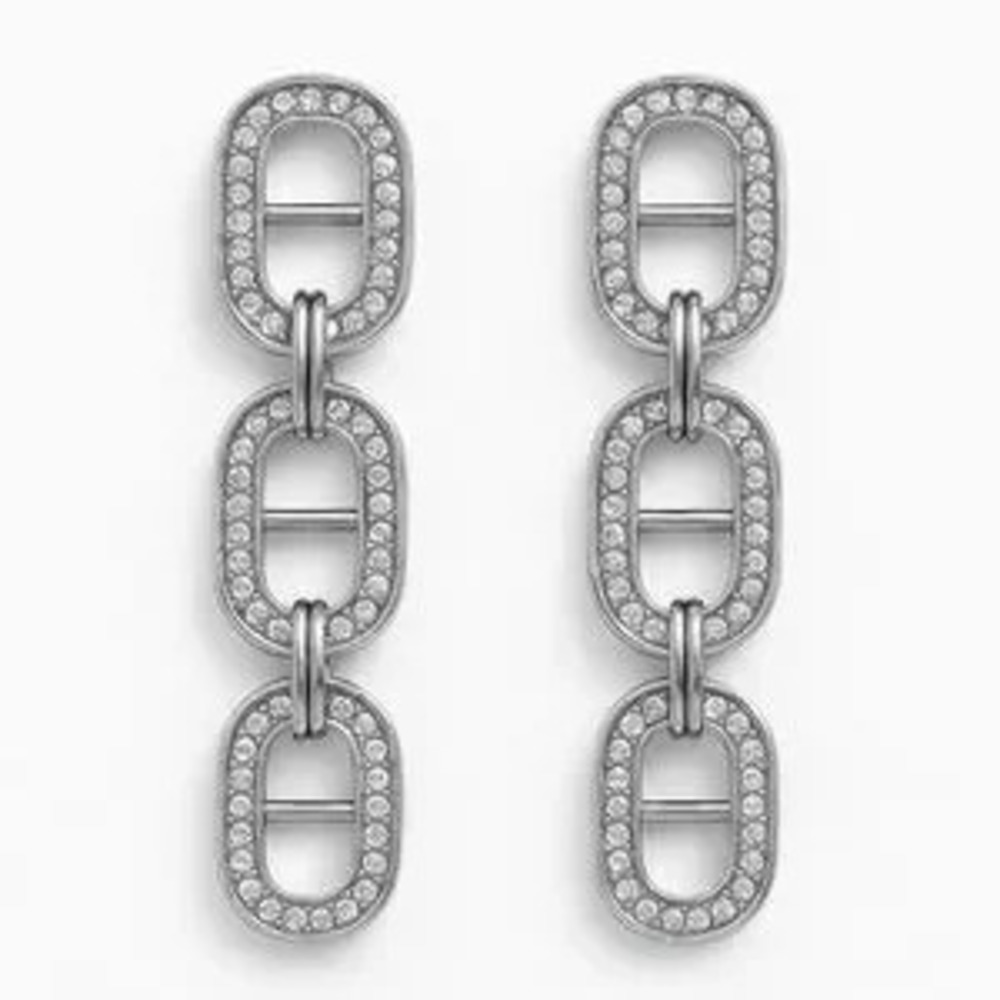 Silver Chain Link Earrings